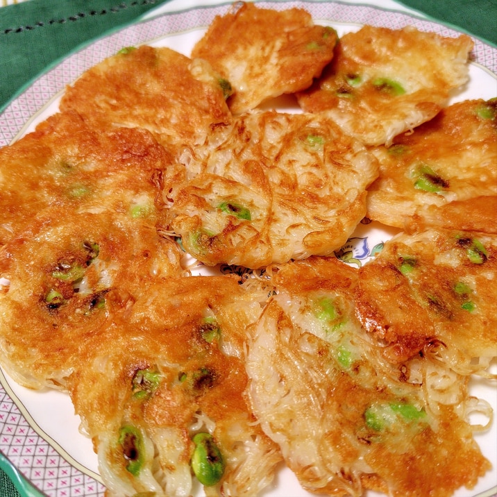 10分で!サクッもちっソーメンチーズ焼き
